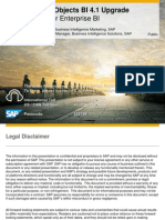 SAP Business Objects BI 4 Upgrade