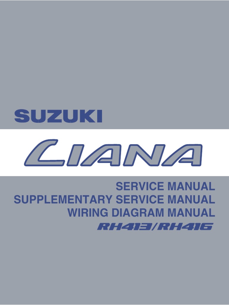 Service Manual Wiring Diagram Manual Supplementary Service Manual | PDF