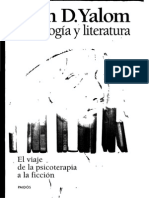 Yalom Irvin D - Psicologia Y Literatura PDF