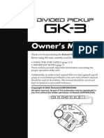 Owner's Manual: GK-3 - e.book 1 ページ ２００６年９月１５日 金曜日 午後８時２５分