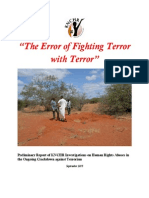 The Error of Fighting Terror - Final Disappearances Report PDF
