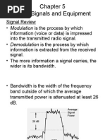 Radio Signals and Equipment