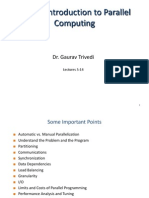 EE664 Intro to Parallel Computing Lectures 5-14