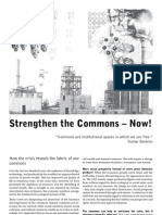 Strengthen The Commons - Now!: How The Crisis Reveals The Fabric of Our Commons