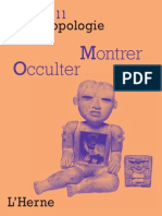 Cahier D'anthropologie Sociale #11: Montrer/Occulter