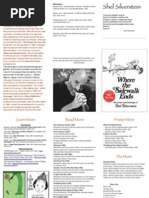 tri-fold author brochure