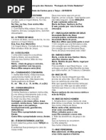 Folheto de Cantos - Pcr- Pastoral de Formação Dos Homens - 2015-2016