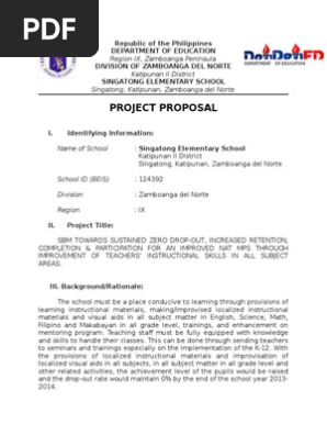 sample Project Proposal