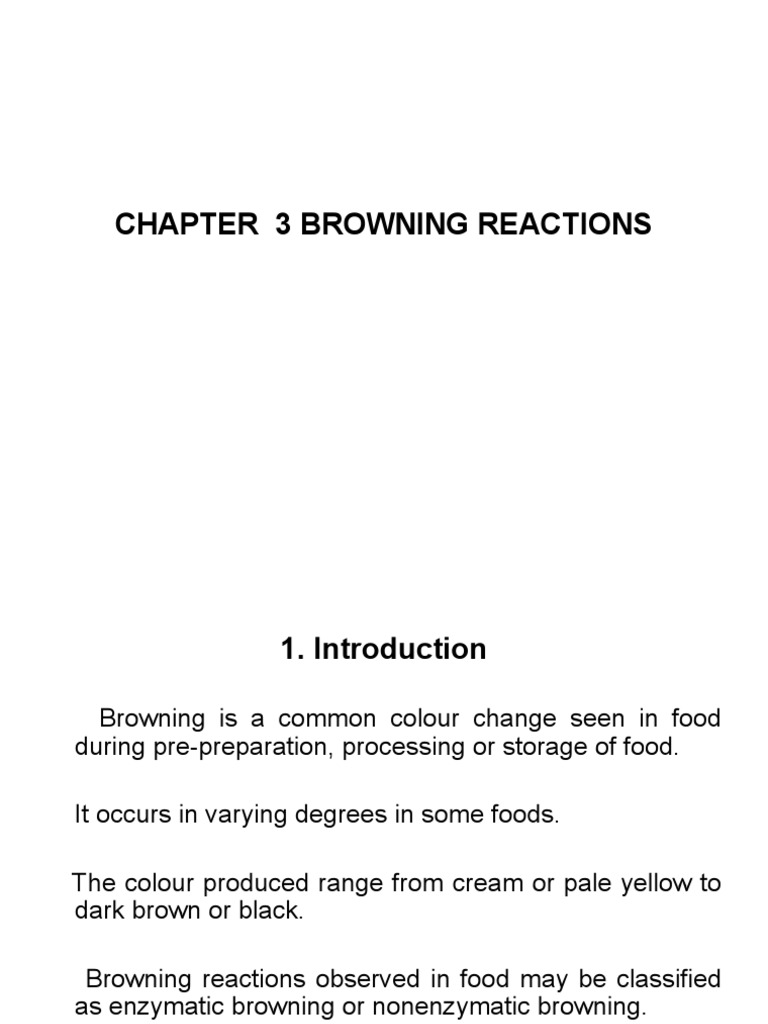 Understanding Browning Reactions in Food | PDF | Carbohydrates ...