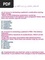 A: Coumadin B: Finasteride C: Celebrex D: Catapress E: Habitrol F: Clofazimine