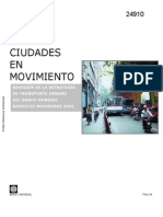 Banco Mundial - Ciudades en Movimiento