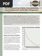 Download Pork Processing Highly Concentrated Hog Production Vertically Integrated by Food and Water Watch SN28749711 doc pdf