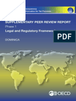 Supplementary Peer Review Report Legal and Regulatory Framework