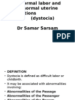 Abnormal Labor and Abnormal Uterine Contractions (Dystocia (2)