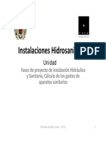 FASES DE PROYECTO DE INSTALACIÓN HIDRÁULICA Y SANITARIA.