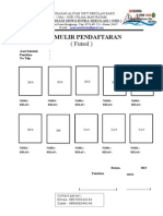 Formulir Futsal