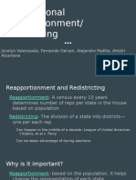 Congressional Reapportionment - Redistricting