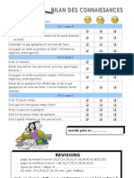 5eme - Bilan Des Connaissances/fiche de Révision Act 2