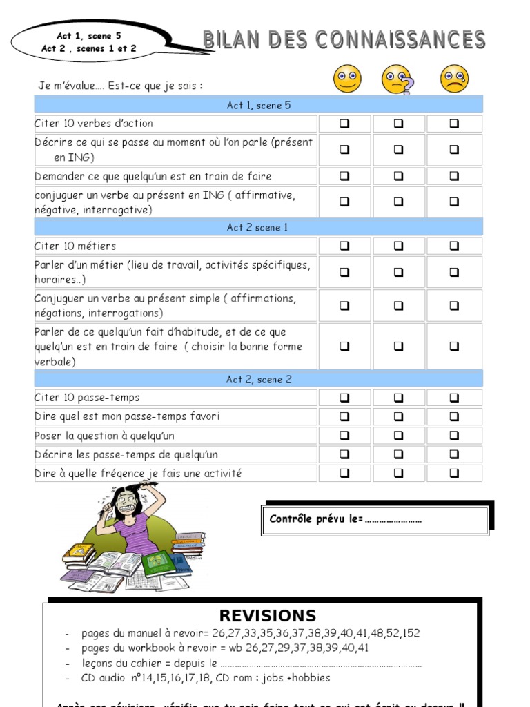 Fiche De Revision 5eme Maths 5eme - bilan des connaissances/fiche de révision Act 2