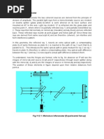 Download Michelson Interferometer by SachinLamba SN287557471 doc pdf