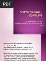 Sistem Bilangan Kompleks