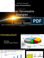 Ocean Renewable Energies: S. Aboozar Tabatabai