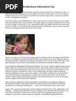 All Pericardial Mesothelioma Information Faq