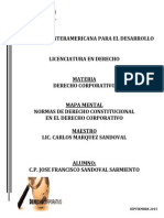 DO03 - Tarea Resumen y Mapa Mental Derecho Constitucional El Derecho Corporativo PDF