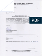 Solicitud de Aprobacion de La UTP