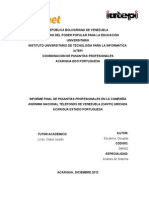 Manual de Procedimiento para El Uso Del Sistema de Mecanismo de Control de Providencia de La Gerencia de Movilnet Ubicada en Acarigua Portuguesa