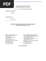 Montgomery v Risen # 166 | D Memo of Law Re Sanctions
