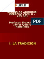 Modos de Adquirir El Dominio - Tercera Parte - La Tradicion - I