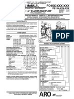 ARO PD15X PE15X 1 5 Inch Metallic Diaphragm Pump Manual