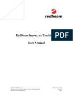 User Manual For RedBeam Inventory Tracking