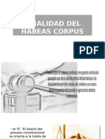 Finalidad Del Habeas Corpus