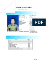 CV Slamet Suryanto Purnawirawan TNI AD Serma