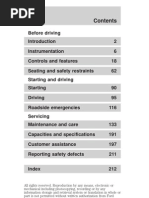 2000 Mustang Owner's Manual