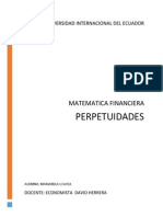 Tarea No. 5 - Perpetuidades