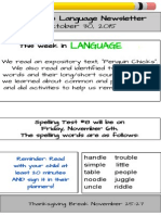 10-30 Language Newsletter
