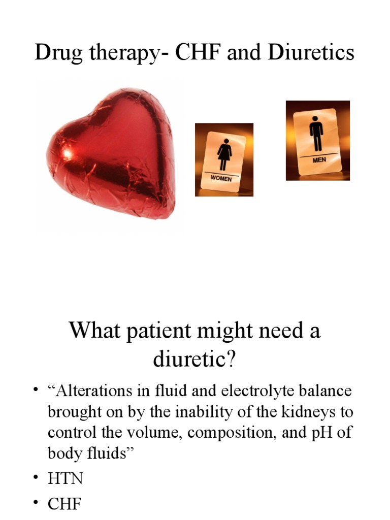 CHF Diuretics Heart Heart Failure
