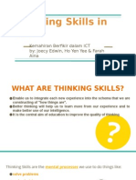 Thinking Skills and Ict Kemahiran Berfikir Dalam Ict