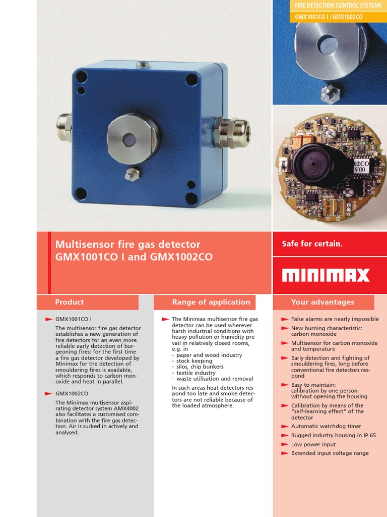 Reliable Early Detection of Fires: Introducing the GMX1001CO I ...