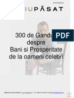 300 GanduridespreProsperitate LiviuPasat