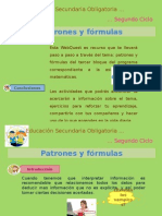 Patrones y Formulas