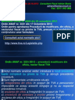 AL 75 Procedura Modificare Din Oficiu Vector Fiscal TVA