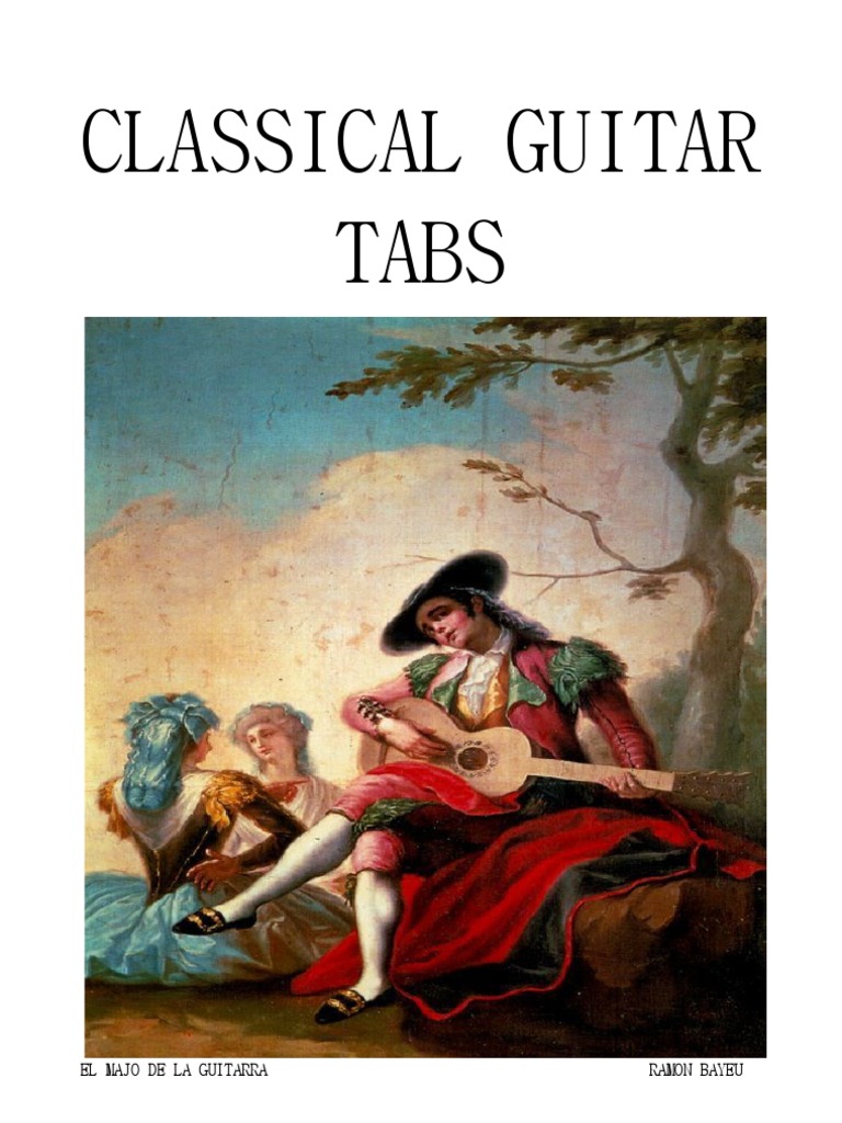 Classical Guitar Tabs Collection | PDF | Classical Music | Common ...