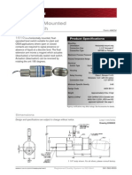 Cameron Model 1510 Side Mounted Level Switch Technical Data Sheet