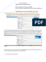 Instalación de Microsoft Office Professional Plus 2010