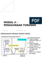 Modul 4 Penggunaan Turunan