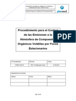 Procedimiento Control Emis Atm COV Focos Estac Rev.0 21-03-11